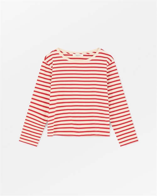 SKALL STUDIO MARRON OVERSIZED BLOUSE OFF WHITE/RED STRIPE
